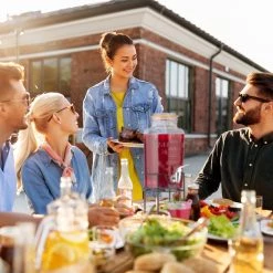 Relaxdays Getränkespender Set Retro -Kannen & Krüge Verkaufsgeschäft 00bfeef41559420cb979b53537bca5d5