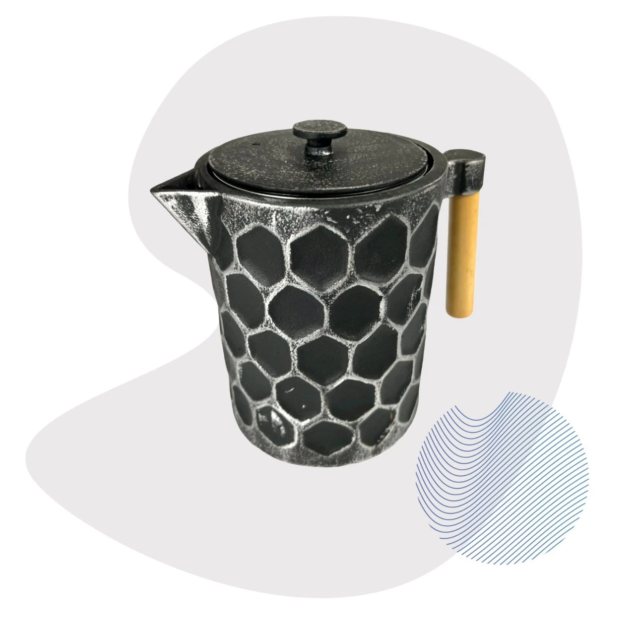 JA-UNENDLICH Kabo 1.2l Teekanne Gusseisen 2 JA-UNENDLICH Kabo 1.2l Teekanne Gusseisen – Bild 2