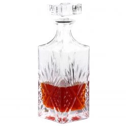 Intirilife Whiskey Karaffe - Füllmenge 800 ml - Höhe: 19 cm