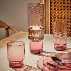 Twentyfour Krug Yida - Klarglas - Lila / Transparent -Kannen & Krüge Verkaufsgeschäft 1000263297 210430 15012000049 MOOD DETAILS P000000001000263297 mood