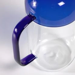Twentyfour Glaskrug Diara - Klarglas - Blau / Transparent -Kannen & Krüge Verkaufsgeschäft 1000263300 210430 15014600069 DETAILS P000000001000263300