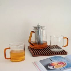 Twentyfour Teekanne Dariela - Klarglas - Transparent -Kannen & Krüge Verkaufsgeschäft 1000263302 210430 15020000080 MOOD DETAILS P000000001000263302 mood