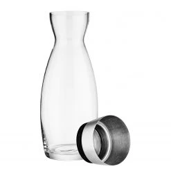 Butlers Glaskaraffe AQUA - Klarglas / Edelstahl - Transparent -Kannen & Krüge Verkaufsgeschäft 1000336968 220225 031 DETAILS P000000001000336968