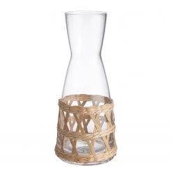 Butlers Karaffe LE HAVRE - Glas / Rohrkolbenschliff - Transparent / Natur