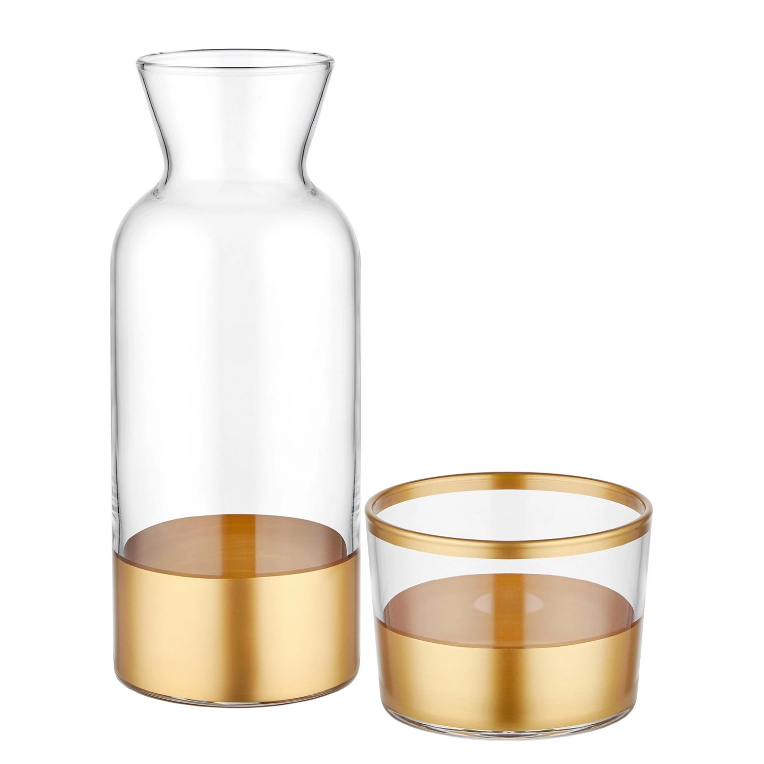 Hermia Karaffe Patio - Klarglas - Gold 1 Hermia Karaffe Patio - Klarglas - Gold