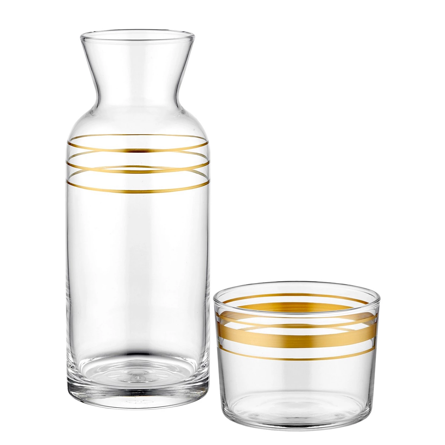 Hermia Karaffe Montella I - Klarglas - Gold 1 Hermia Karaffe Montella I - Klarglas - Gold