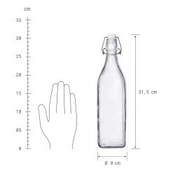 Butlers Flasche SWING - Glas / Edelstahl / Kunststoff - Transparent 7 Butlers Flasche SWING - Glas / Edelstahl / Kunststoff - Transparent -Kannen & Krüge Verkaufsgeschäft 1000338702 220721 500 SKETCH DETAILS P000000001000338702 sketch