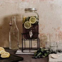 Butlers Ständer für Getränkespender REFRESH - Eisen - Schwarz -Kannen & Krüge Verkaufsgeschäft 1000343942 220406 025 MOOD DETAILS P000000001000343942 mood