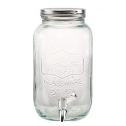 Butlers Getränkespender REFRESH - Glas / Eisen - Transparent