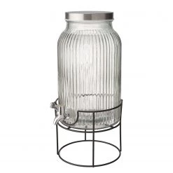 Butlers Ständer für Getränkespender FOUNTAIN - Eisen - Schwarz