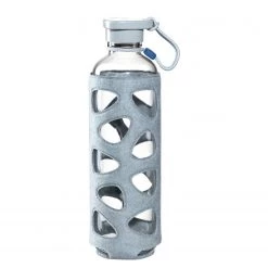 Leonardo Trinkflasche In Giro I - Kristallglas - Grau