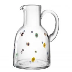 Leonardo Wasserkrug Fiori - Kristallglas - Mehrfarbig