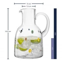 Leonardo Wasserkrug Fiori - Kristallglas - Mehrfarbig -Kannen & Krüge Verkaufsgeschäft 1000347020 220510 500 SKETCH DETAILS P000000001000347020 sketch