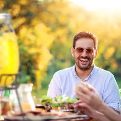 Relaxdays Getränkespender Set mit Gläsern -Kannen & Krüge Verkaufsgeschäft 101a71ed51c64901a61af9015631f8c2