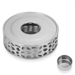 Intirilife Teekannen Wärmer in SILBER - 6 x 15 x 15 cm