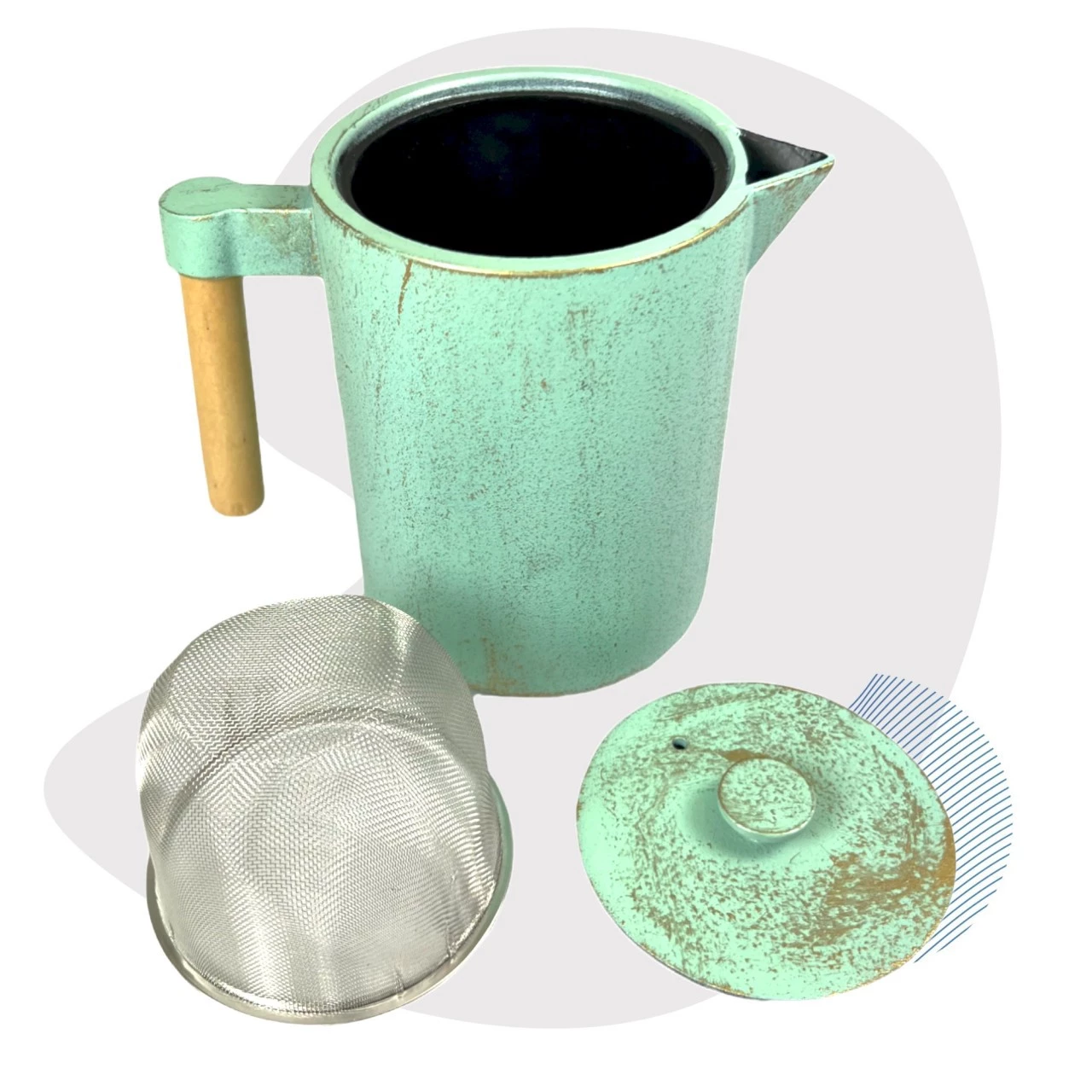 JA-UNENDLICH Kohi 1.2l Teekanne Gusseisen 3 JA-UNENDLICH Kohi 1.2l Teekanne Gusseisen – Bild 3