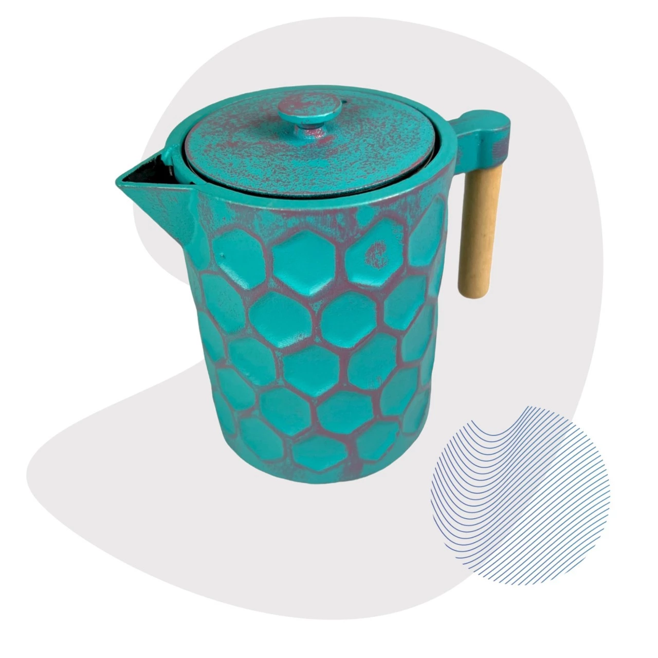 JA-UNENDLICH Kabo 1.2l Teekanne Gusseisen 2 JA-UNENDLICH Kabo 1.2l Teekanne Gusseisen – Bild 2