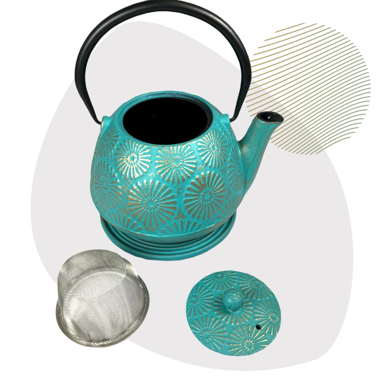 JA-UNENDLICH Hani 1.2l Teekanne Gusseisen 3 JA-UNENDLICH Hani 1.2l Teekanne Gusseisen – Bild 3