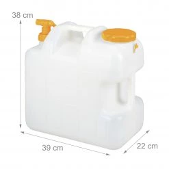 Relaxdays Wasserkanister mit Hahn - 22 x 38 x 39 cm 19 Relaxdays Wasserkanister mit Hahn - 22 x 38 x 39 cm -Kannen & Krüge Verkaufsgeschäft 2834294d34624024a43d7ae71188d5ce
