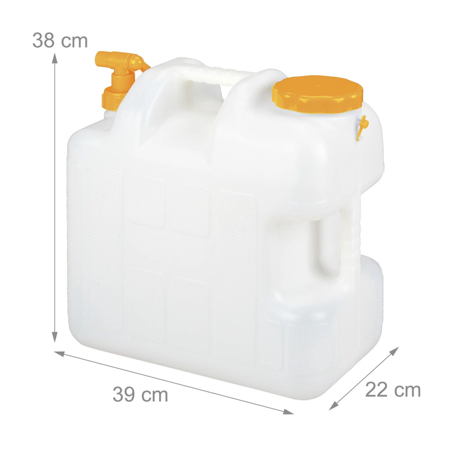 Relaxdays Wasserkanister mit Hahn - 22 x 38 x 39 cm 10 Relaxdays Wasserkanister mit Hahn - 22 x 38 x 39 cm – Bild 10