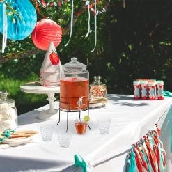 Relaxdays Getränkespender Set mit 4 Trinkgläsern 12 Relaxdays Getränkespender Set mit 4 Trinkgläsern -Kannen & Krüge Verkaufsgeschäft 28f384a852c54bdab63d22fda744671f