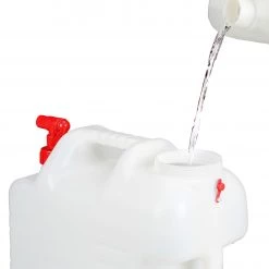 Relaxdays Wasserkanister mit Hahn - 19 x 36 x 37 cm -Kannen & Krüge Verkaufsgeschäft 33582fb66bc242bfbea85b481ef48c45