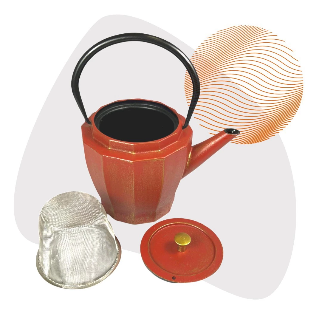 JA-UNENDLICH Samo 1.0l Teekanne Gusseisen 2 JA-UNENDLICH Samo 1.0l Teekanne Gusseisen – Bild 2