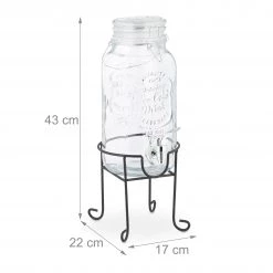 Relaxdays Retro Getränkespender Set -Kannen & Krüge Verkaufsgeschäft 3bb19a9f46654c6594db05f26cb2b9cc