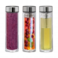 Relaxdays Teeflasche mit Sieb to go -Kannen & Krüge Verkaufsgeschäft 3c5423cd761e48b786c3d7809b9b9339