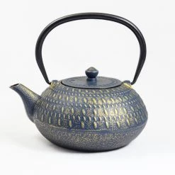 JA-UNENDLICH Stripe 1.0l Teekanne Gusseisen