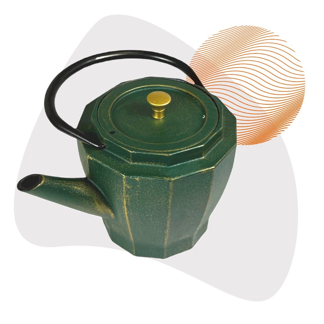 JA-UNENDLICH Samo 1.0l Teekanne Gusseisen 2 JA-UNENDLICH Samo 1.0l Teekanne Gusseisen – Bild 2