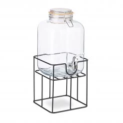 Relaxdays Getränkespender Set mit Gläsern -Kannen & Krüge Verkaufsgeschäft 4fbb2c599bf4424384ca149d14db7be1