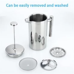 Intirilife Kaffeekanne in SILBER -Kannen & Krüge Verkaufsgeschäft 5126f733caea416e9a2ef9755a451b06