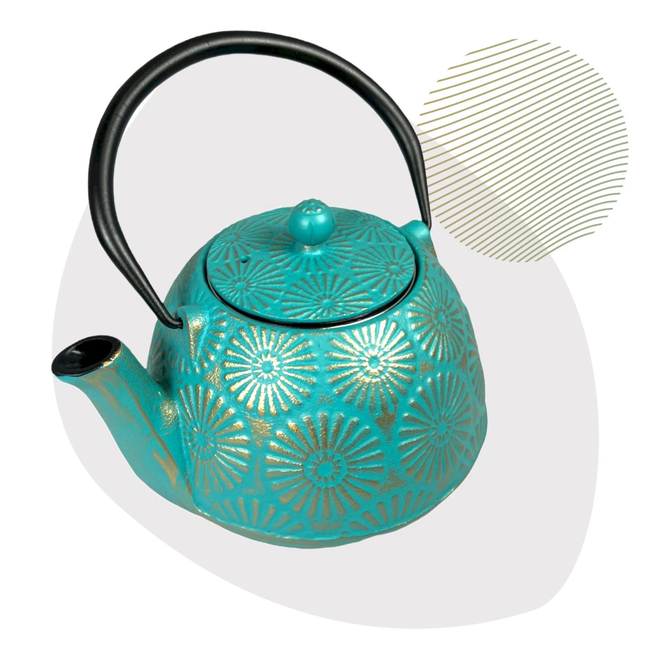 JA-UNENDLICH Hani 1.2l Teekanne Gusseisen 2 JA-UNENDLICH Hani 1.2l Teekanne Gusseisen – Bild 2