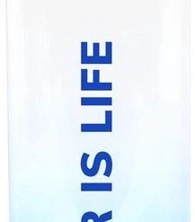 YOKO Glasflasche 1000 ml "water is life"