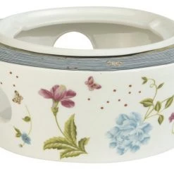 Laura Ashley Teelicht Elveden Weiß