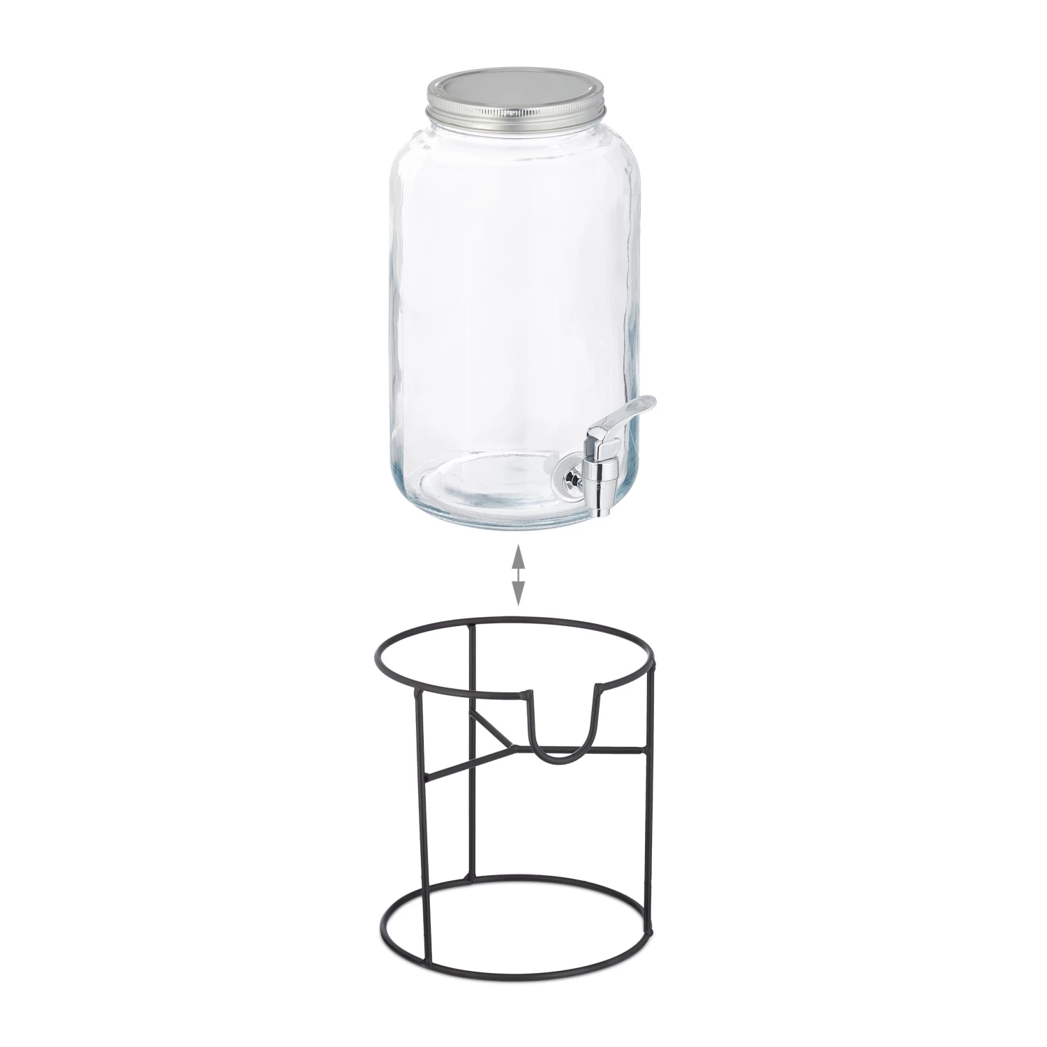 Relaxdays Getränkespender 3,5 Liter 5 Relaxdays Getränkespender 3,5 Liter – Bild 5