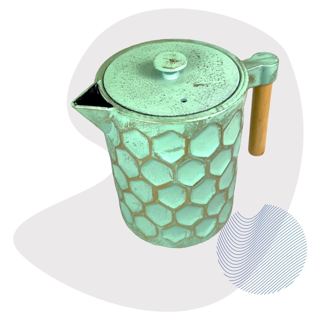 JA-UNENDLICH Kabo 1.2l Teekanne Gusseisen 2 JA-UNENDLICH Kabo 1.2l Teekanne Gusseisen – Bild 2