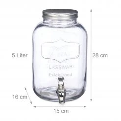 Relaxdays Getränkespender 5 L 17 Relaxdays Getränkespender 5 L -Kannen & Krüge Verkaufsgeschäft 65d6263b89804620bb285eb1b18d4c19