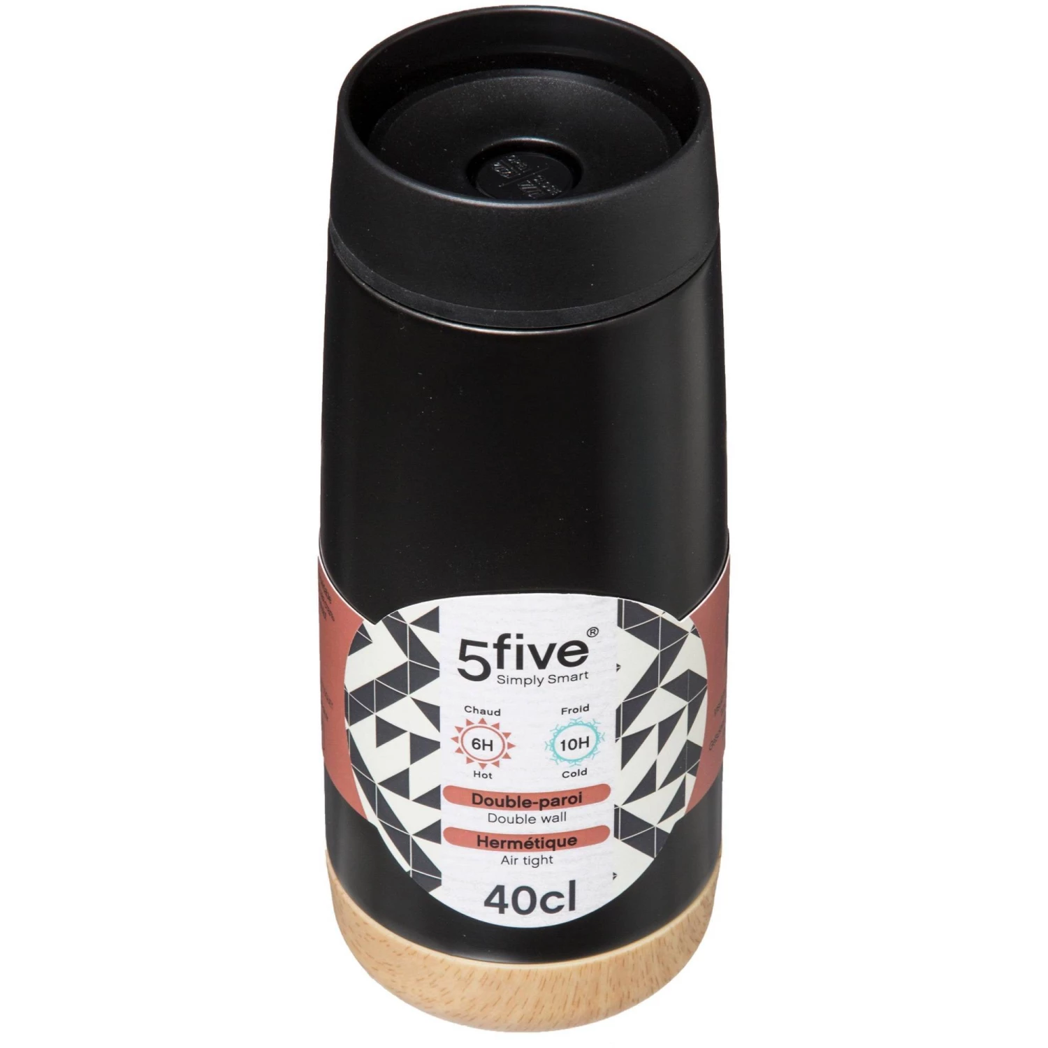 5five Simply Smart Thermobecher, doppelwandig, 400 ml 2 5five Simply Smart Thermobecher, doppelwandig, 400 ml – Bild 2