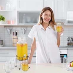 Relaxdays Retro Getränkespender Set -Kannen & Krüge Verkaufsgeschäft 7996aa20bb5c46ca95ce375c69d466b4