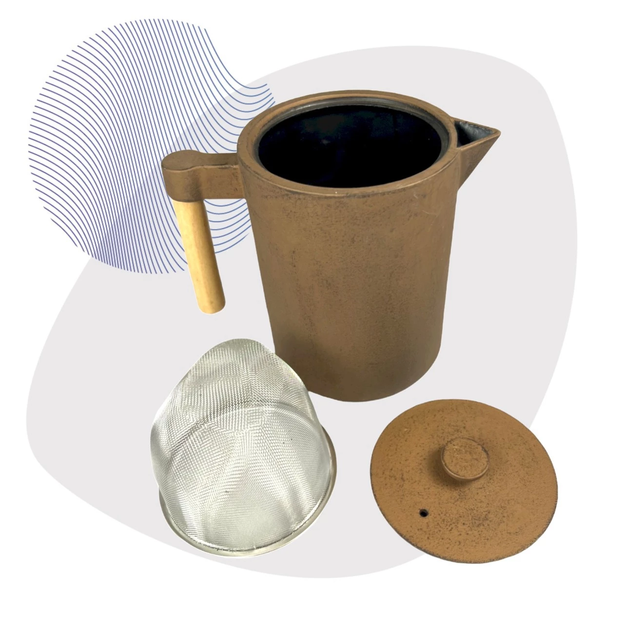 JA-UNENDLICH Kohi 1.2l Teekanne Gusseisen 2 JA-UNENDLICH Kohi 1.2l Teekanne Gusseisen – Bild 2