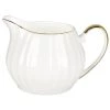 COFFEE LOVER Weißes Milchkännchen Goldhenkel