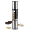 Intirilife Pfeffermühle 2in1 in SILBER TRANSPARENT