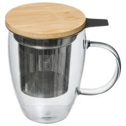 Secret de Gourmet Teebecher mit Sieb ARHA, 400 ml, Glas