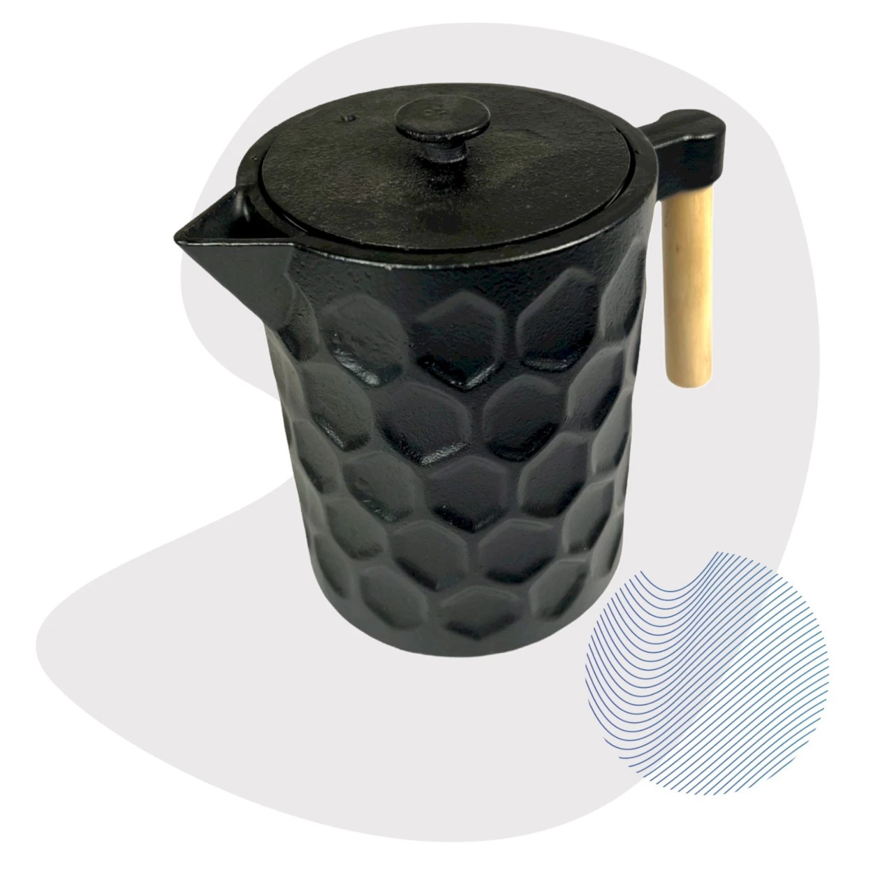 JA-UNENDLICH Kabo 1.2l Teekanne Gusseisen 2 JA-UNENDLICH Kabo 1.2l Teekanne Gusseisen – Bild 2