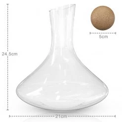 Intirilife Glas Karaffe mit 1.8 Liter für Rotwein -Kannen & Krüge Verkaufsgeschäft 939350082e0f4261afd41b77359e75a6