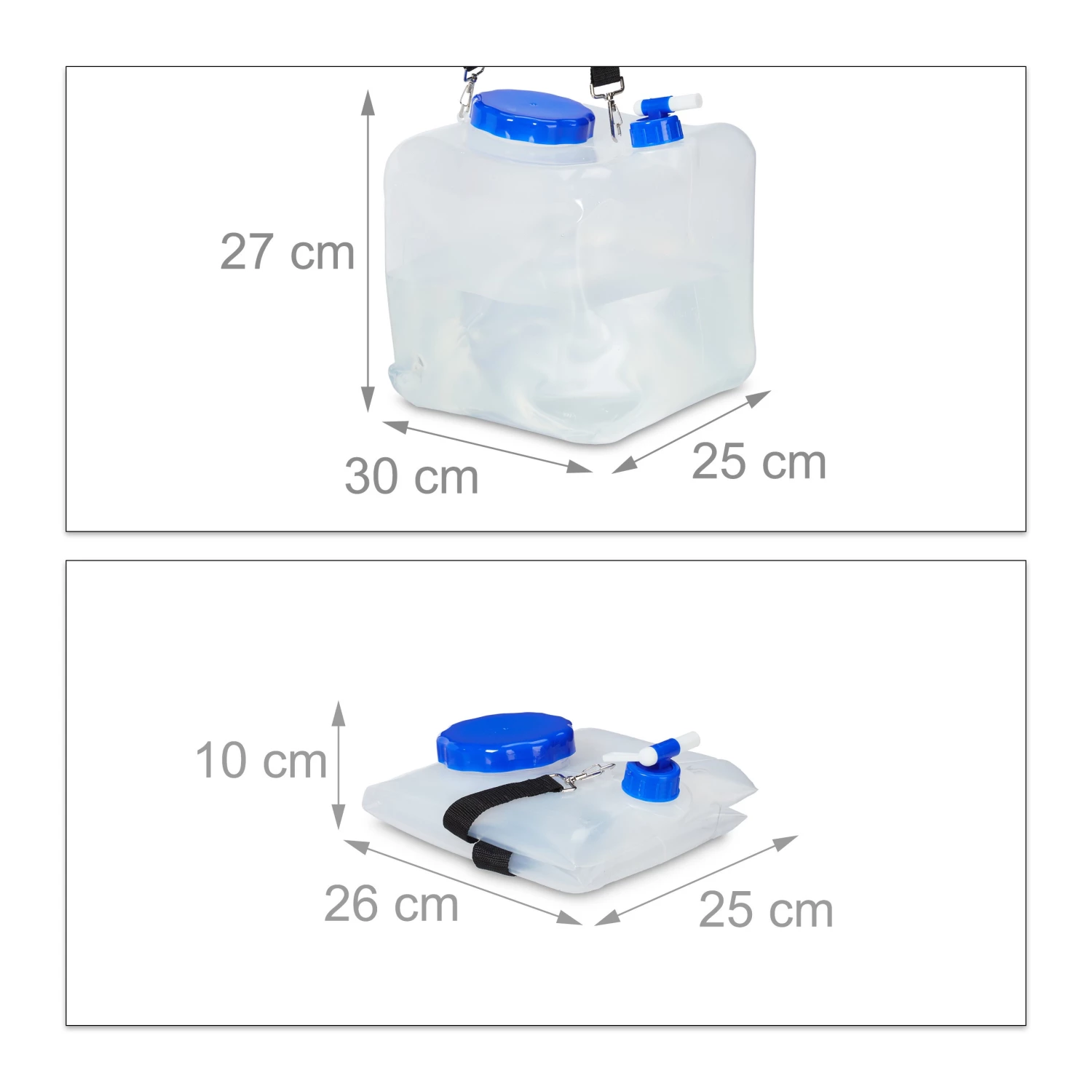 Relaxdays Faltkanister 15 l 2er Set 9 Relaxdays Faltkanister 15 l 2er Set – Bild 9