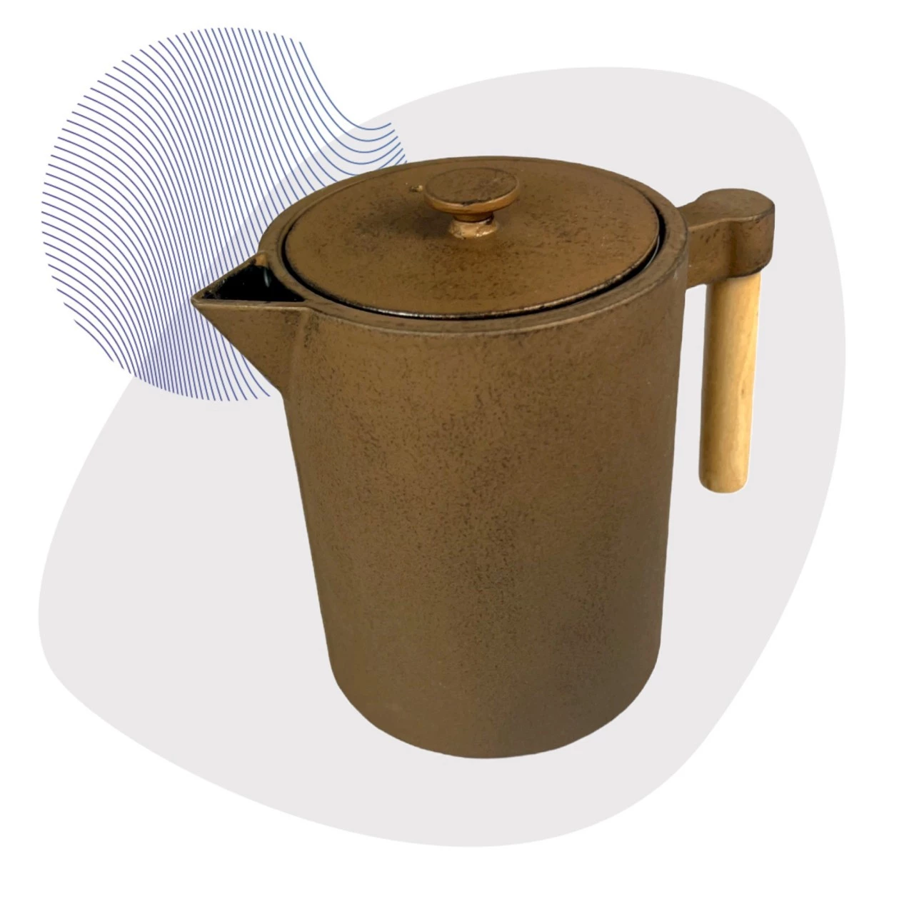 JA-UNENDLICH Kohi 1.2l Teekanne Gusseisen 3 JA-UNENDLICH Kohi 1.2l Teekanne Gusseisen – Bild 3