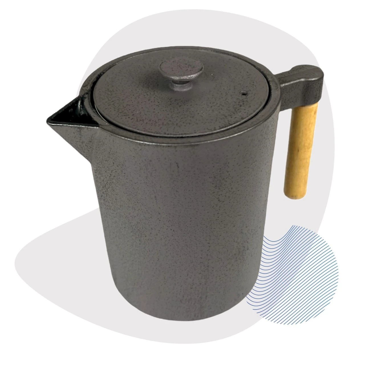 JA-UNENDLICH Kohi 1.2l Teekanne Gusseisen 3 JA-UNENDLICH Kohi 1.2l Teekanne Gusseisen – Bild 3